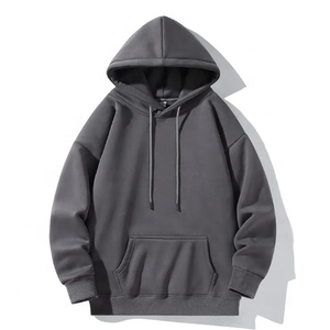 Custom Men's Casual 100% Cotton Polyester Pullover Hoodie Loose Shoulder Collar Fleece Fabric Thermal Hoodies Unique Style - Product Image 6