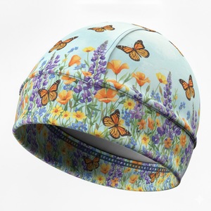 Gorro de Corredor Reversible Personalizado con Impresión por Sublimación, Talla Única, Gorro Sublimado con Impresión, Gorros sin Puño - Product Image 6