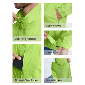 Chaquetas Cortavientos de Alta Calidad para Hombre, Impermeables, con Cremallera, Delgadas, Casuales, Deportivas, 2026 - Product Image 4