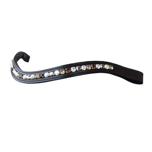 Meilleures ventes Bande de sourcils décorative en cuir avec strass Bande de sourcils en cuir en forme de V confortable à un prix compétitif Fournisseur supérieur - Product Image 1