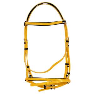 Bridon de course en PVC coloré et durable, équipement équestre, produits équestres de luxe, bridon de cheval de style western avec mors en métal - Product Image 5