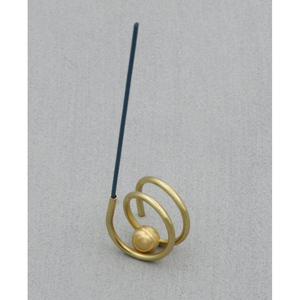 Porte-encens et support en aluminium finition or, qualité supérieure, porte-bakhoor, décoration de table, Inde - Product Image 2