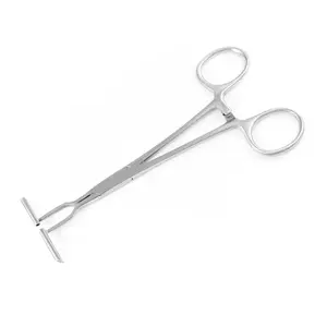 Straight Line 5.5 Inch Septum Forceps , Skin Piercing Tool/ Body Piercing Tool/ Ear Piercing Tool By Dentavex Corporation