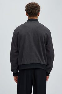 Vestes pour hommes, blouson aviateur, automne hiver, coupe-vent chaud, fermeture éclair intégrale, manteaux décontractés rembourrés, streetwear vintage, respirant avec OEM - Product Image 5