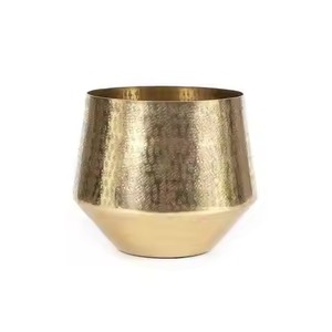 Pot de fleurs personnalisé de forme ronde avec support Pots décoratifs en métal faits à la main pour l'intérieur et l'extérieur du jardin - Product Image 3