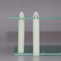 Colonne d'isolation hexagonale en nylon filetée intérieurement, support de carte de circuit imprimé à insertion, entretoise de support en plastique pour carte de circuit