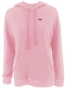 Sudaderas con capucha especiales personalizadas para mujer, sudaderas con capucha de talla grande de algodón en blanco de alta calidad, jersey con cordón de Color sólido de manga larga - Product Image 1