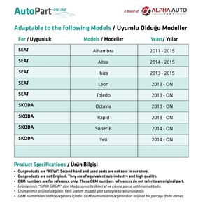 Ensemble de tuyaux de pression d'injecteur pour Skoda - Product Image 4