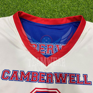 Maillots de lacrosse personnalisés pour hommes et unisexes, imprimés, en mesh, réversibles, vente en gros - Product Image 3