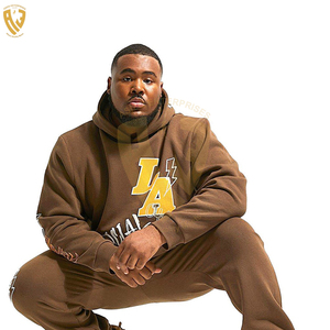 Chándal con capucha de manga larga para hombre con estampado de soplo Joggers transpirables-Temporada de invierno negro liso-Precio barato - Product Image 4