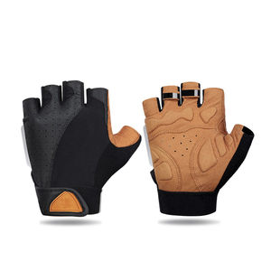 Guantes de Ciclismo de verano Medio dedo Malla transpirable Guantes acolchados absorbentes de golpes para carretera Montaña Ciclismo al aire libre - Product Image 1