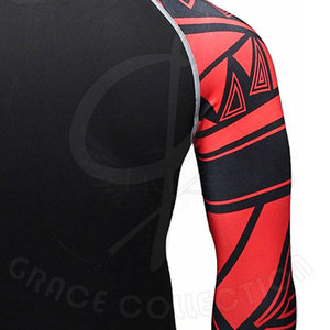 Trendy Gym Fitness Wear Rash Guards para parches personalizados Compresión para hombres Rash Guards con superventas - Product Image 6