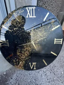 Direct Factory Supply Handmade Resin Wall <b>Clock</b> for Home or <b>Office</b> & Living Room Decor Available at Affordable Price - Product Image 2