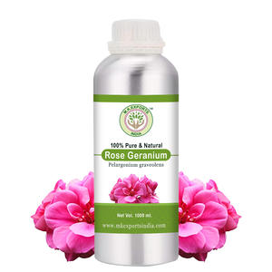 Aceite de geranio Rosa natural de alta calidad, aceite esencial puro destilado al vapor para cosméticos y perfumería - Product Image 1