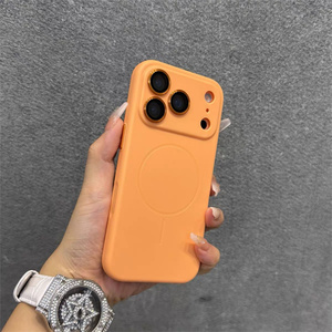 Funda de Silicona Líquida Real para iPhone 17 11Pro, Cubierta Trasera Magnética Suave para Teléfono Móvil - Product Image 3