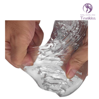Tasse de Masturbation manuelle transparente produit de sexe adulte exercice de pénis jouet sexuel doux TPE matériel tasse de Masturbation masculine