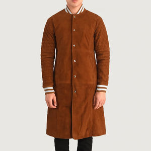 Wholesale Men's Winter Varsity Jackets-Customized Colors & Logos Hooded Quilted Design Polyester/Cotton <b>Fabric</b> - Product Image 4