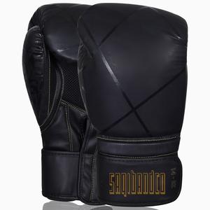 Équipement de combat d'entraînement respirant en cuir de vachette adulte gants de boxe et gants de kickboxing pour boxeurs - Product Image 6