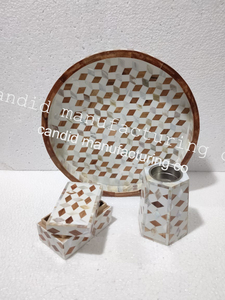 Quemador de incienso Bakhoor, artesanía natural de la India, juego de regalos de regalo de Madkhan, fabricante de 3 piezas - Product Image 3