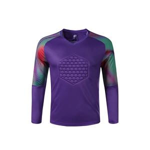 Gardien de but de football réversible pour hommes, deux pièces à manches longues, vêtements de sport imprimés, vente en gros - Product Image 4