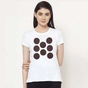 Camiseta de Alta Calidad para Mujer, 100% Algodón, Cuello Redondo, Manga Corta, Ajustada, Tallas Grandes, Diferentes Colores - Product Image 6