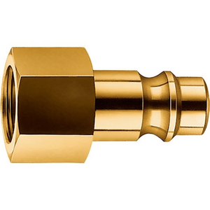 Conector de Latón de Empuje Rápido con Tapón DN 7.2 y Rosca Interna G 1/4-EWO para Herramientas Neumáticas - Paquete de 10 - Product Image 3