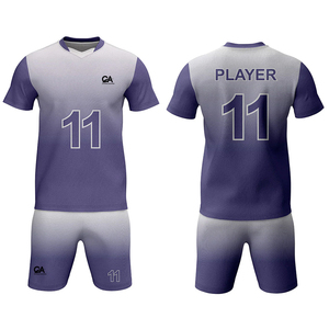 ชุดวอลเลย์บอลชายหญิงผ้าโพลีเอสเตอร์แห้งเร็วดีไซน์แบบกำหนดเองชุดเล่นวอลเลย์บอลแบบยืดได้ - Product Image 3