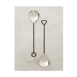 Silver <b>Cutlery</b> Set Stainless Steel Flatware Set with knot handle Tableware Dinnerware Set <b>Vintage</b> <b>Cutlery</b> For Hotel - Product Image 5