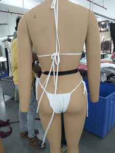 Traje de playa de una pieza con cuentas en negrita Vestido de playa de nuevo diseño sexy personalizado con logotipo en la parte delantera Listo para usar - Product Image 2