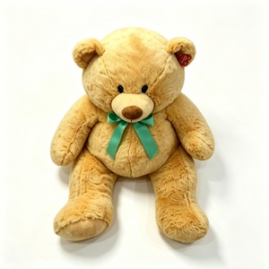 Ours en peluche personnalisé brodé avec nœud papillon vert, unisexe, rembourré en coton PP, jouet d'anniversaire pour les enfants de 3 ans et plus - Product Image 5