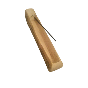 Nuevo Porta Incienso Artesanal de Mango Natural en Forma de Barco y Recolector de Cenizas, Decoración para Mesa del Hogar - Product Image 1
