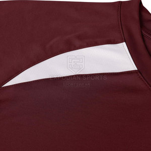 เสื้อซอฟต์บอลผ้าโพลีเอสเตอร์100% แห้งเร็วระบายอากาศได้ดีมีสีและโลโก้ตามสั่งสำหรับชุดกีฬาสำหรับผู้ใหญ่ของผู้ชาย - Product Image 6