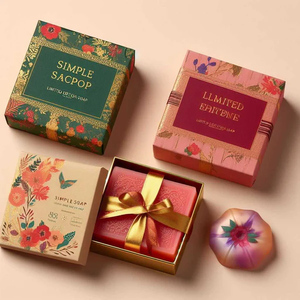 Tùy chỉnh xà phòng thủ công hộp bìa với cửa sổ cao cấp bao bì cho đồ vệ sinh hàng ngày hóa chất mỹ phẩm sử dụng nhà - Product Image 6