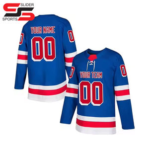Service OEM, maillots de hockey sur glace personnalisés, uniformes d'équipe, impression entièrement sublimée, évacuation de l'humidité, 100% polyester - Product Image 4