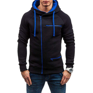 2025 100% coton unisexe haute qualité hiver surdimensionné à capuche brodé poche grande taille couleur unie à manches longues pull - Product Image 1