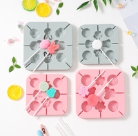Moule en silicone écologique Xinguo pour bonbons et sucettes, 8 cavités, pour chocolat et biscuits, vente en gros, direct usine, compatible lave-vaisselle, pour gâteaux