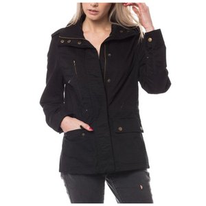 Manteau long classique en duvet vintage imperméable à capuche pour femme, en mélange de polyester, de haute qualité, vente en gros, personnalisé, décontracté - Product Image 6