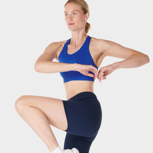 Pantalones cortos de Yoga de cintura alta sin costuras de verano para chica personalizados, mallas deportivas elásticas, pantalones cortos de mujer, pantalones cortos de gimnasio para levantar glúteos - Product Image 1