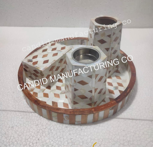 Quemador de incienso Bakhoor, artesanía natural de la India, juego de regalos de regalo de Madkhan, fabricante de 3 piezas - Product Image 5