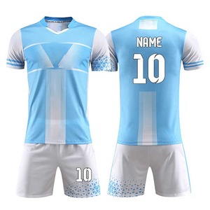 Venta al por mayor conjuntos de uniformes de fútbol uniforme gradiente de impresión sublimación completo personalizado fútbol transpirable - Product Image 6