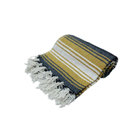 <strong>Best</strong> <strong>Selling</strong> Cozy Mustard Falsa Blanket Handwoven Lightweight <strong>Throw</strong> for Yoga Picnics Beach and Home Decor