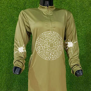 Nouveau Maillot de Bain Modeste Entièrement Fermé pour Femmes Musulmanes 2026 avec Imprimé, Imperméable et Séchage Rapide, Idéal pour la Plage - Product Image 4