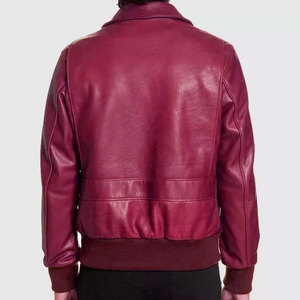 Veste universitaire en cuir véritable Letterman de baseball Meilleur prix Veste universitaire en cuir pour hommes - Product Image 5