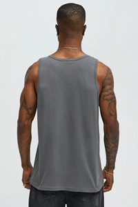 Nouvelle arrivée débardeur personnalisé pour hommes grande taille gilet décontracté respirant extérieur Fitness et course à pied entraînement impression DTG - Product Image 3