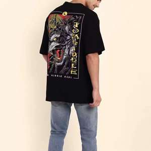 T-shirts pour hommes et femmes surdimensionnés avec logo personnalisé, nouveau design |   T-shirts pour hommes de qualité supérieure, vente flash, t-shirts unis pour hommes et femmes - Product Image 3