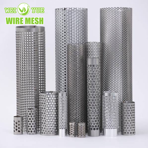 Lỗ vuông thép không gỉ đục lỗ xi lanh lọc Hàn lưới loại đục lỗ ống cho nước thải ống lọc - Product Image 6