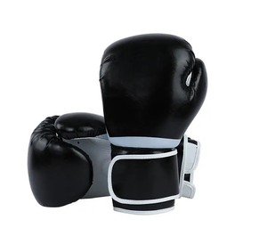 Gants de boxe en cuir personnalisés de haute qualité avec poignées Offre Spéciale pour les amateurs d'arts martiaux - Product Image 1