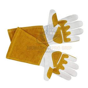 Guantes de Soldadura de Cuero Vacuno de Alta Calidad con Protección de Seguridad, Guantes de Soldadura al por Mayor - Product Image 2