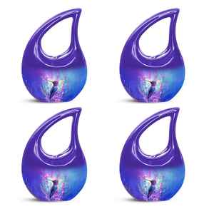 Urna artesanal para cenizas humanas | Recuerdo conmemorativo Premium | Caja de urna de latón para adultos Premium - Product Image 3