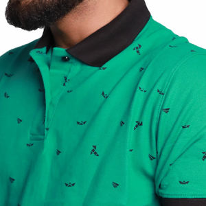 Logo personnalisé de haute qualité pour hommes, impression de sport, manches courtes, polo de couleur pure Offre Spéciale - Product Image 4